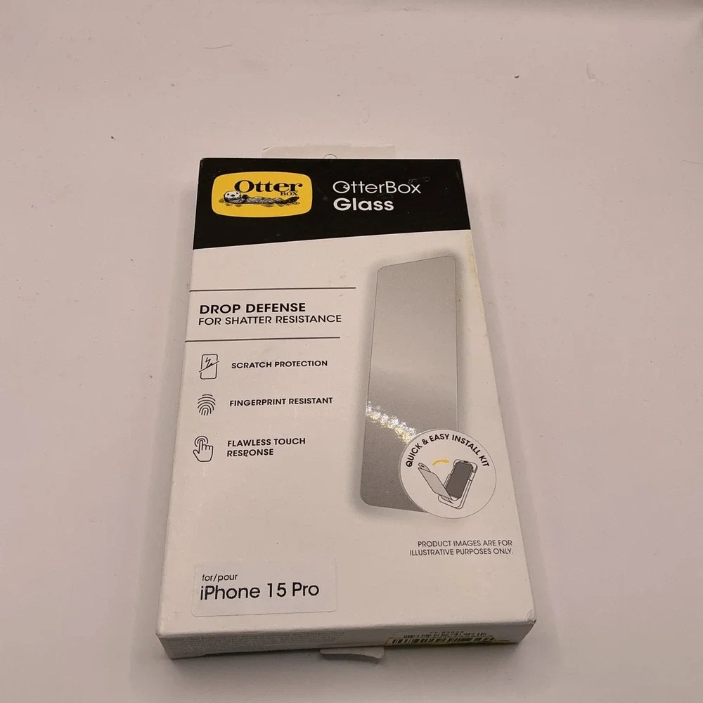 OtterBox Glass Drop Defense Screen Protector for iPhone 15 Pro